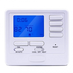 Briidea S715 Universal 5-1-1 Day Programmable Thermostat, 2C/2H with Dual powered