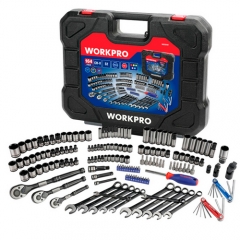 WORKPRO 164PC Tool Set Hand Tools for Car Repair Set of Tools Instruments Mechanic Tools Sockets Set Ratchet  Spanners