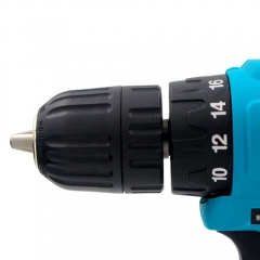 Mini Drill electric Screwdriver Cordless Drill 2 Batteries drilling Eu plug Plastic box Two Speed drill power tools