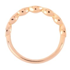 18ct Yellow Gold 0.14cttw Band Ring