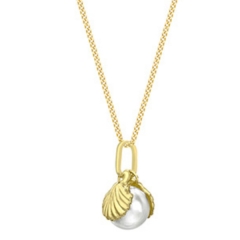 9ct Yellow Gold Pearl Pendant