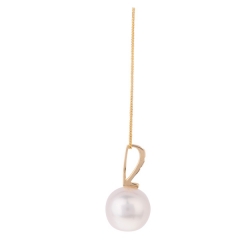 9ct Yellow Gold Fresh Water Pearl Pendant