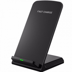 Draadloze Oplader Power Bank, Qi Power Bank, Wofalo 10000 mAh Externe Batterij Ondersteuning Qi Opladen Pack met Gebouwd in Micro Cabl