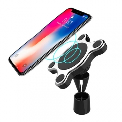 Tmoxen Auto Telefoon Draadloze Oplader Dashboard QI Standaard Magnetische Voor iphone X 8 Plus Voorg S8 S9 Plus Note 8