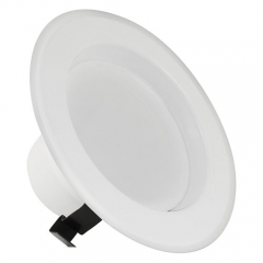 LED 4 inch Recessed Light With Interchangable Trim - 12 Watt - 50W Equiv - Dimmable - Baffled - 600 Lumens