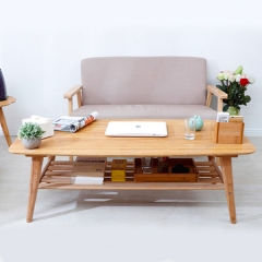 Modern Coffee Table Bamboo Furniture Living Room Rectangle Low Tea Center Table