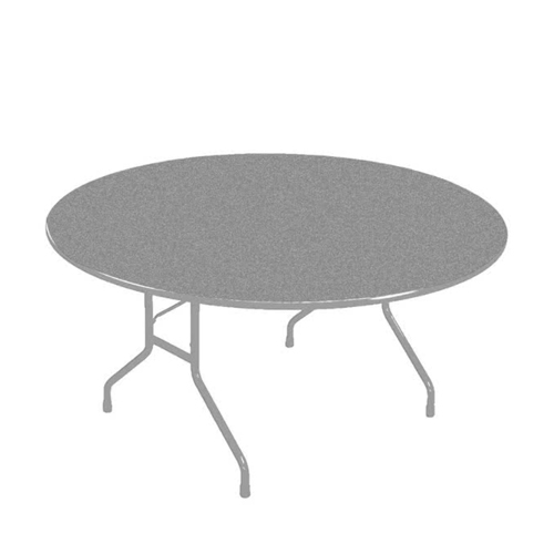 Correll CF60PX07 60" Round Granite High Pressure Heavy Duty Folding Table