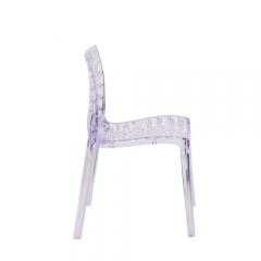 Flash Furniture FH-161-APC-GG Vision Transparent Polycarbonate Outdoor / Indoor Stackable Side Chair