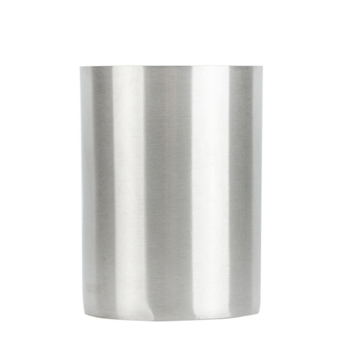 American Metalcraft SSPH2 2" x 2 3/4" Satin Finish Stainless Steel Round Sugar Packet / Cube Holder