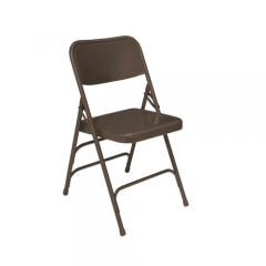 National Public Seating 310 Premium Metal Triple-Brace Folding Chair