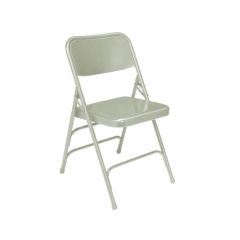 National Public Seating 310 Premium Metal Triple-Brace Folding Chair