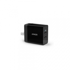 Anker 24W 2-Port UK/EU Plug USB Wall Charger with PowerIQ Technology