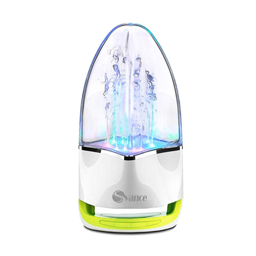 Svance Dancing Water Speaker Portable Wireless  Speaker Powerful Stereo Sound and LED Light Show Music Fountain with 3 Play Modes for iPhone,