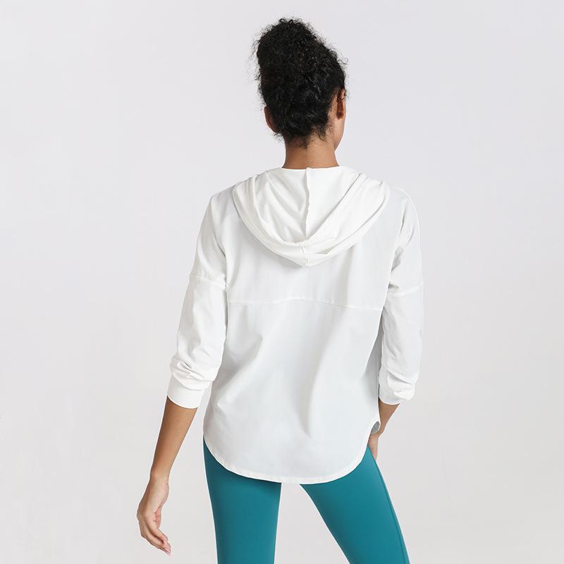 Women's Zip Style Yoga Hoodie 
   