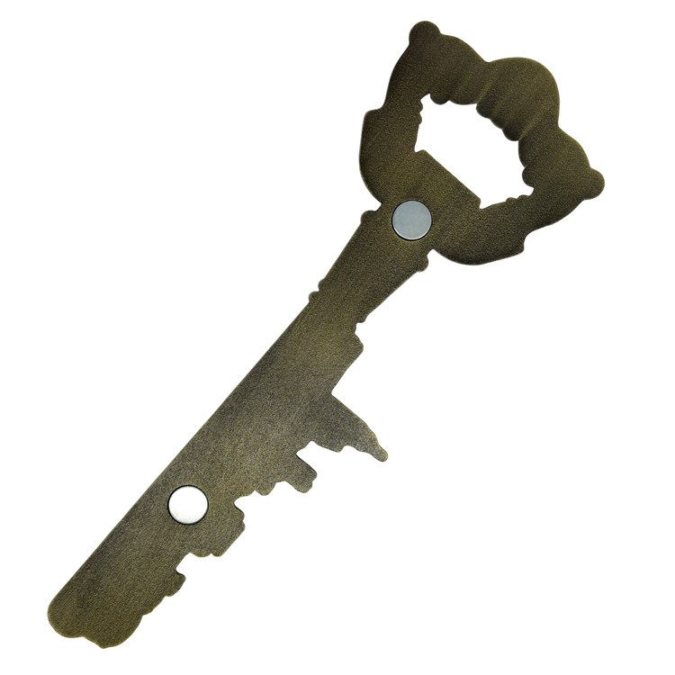 古董亚拉巴马城市大钥匙形状旅游纪念品啤酒开瓶器磁铁
