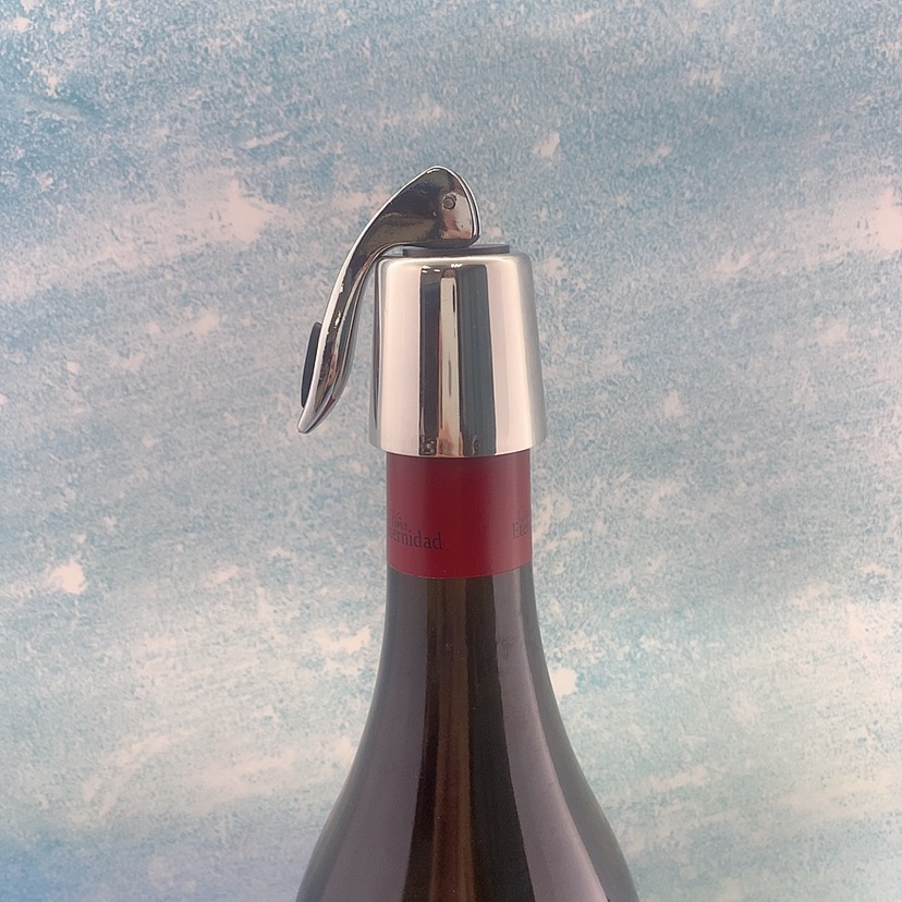 free sample fresh wine cork bottle stopper metal creative cork custom LOGO stainless steel champagne wine stopper