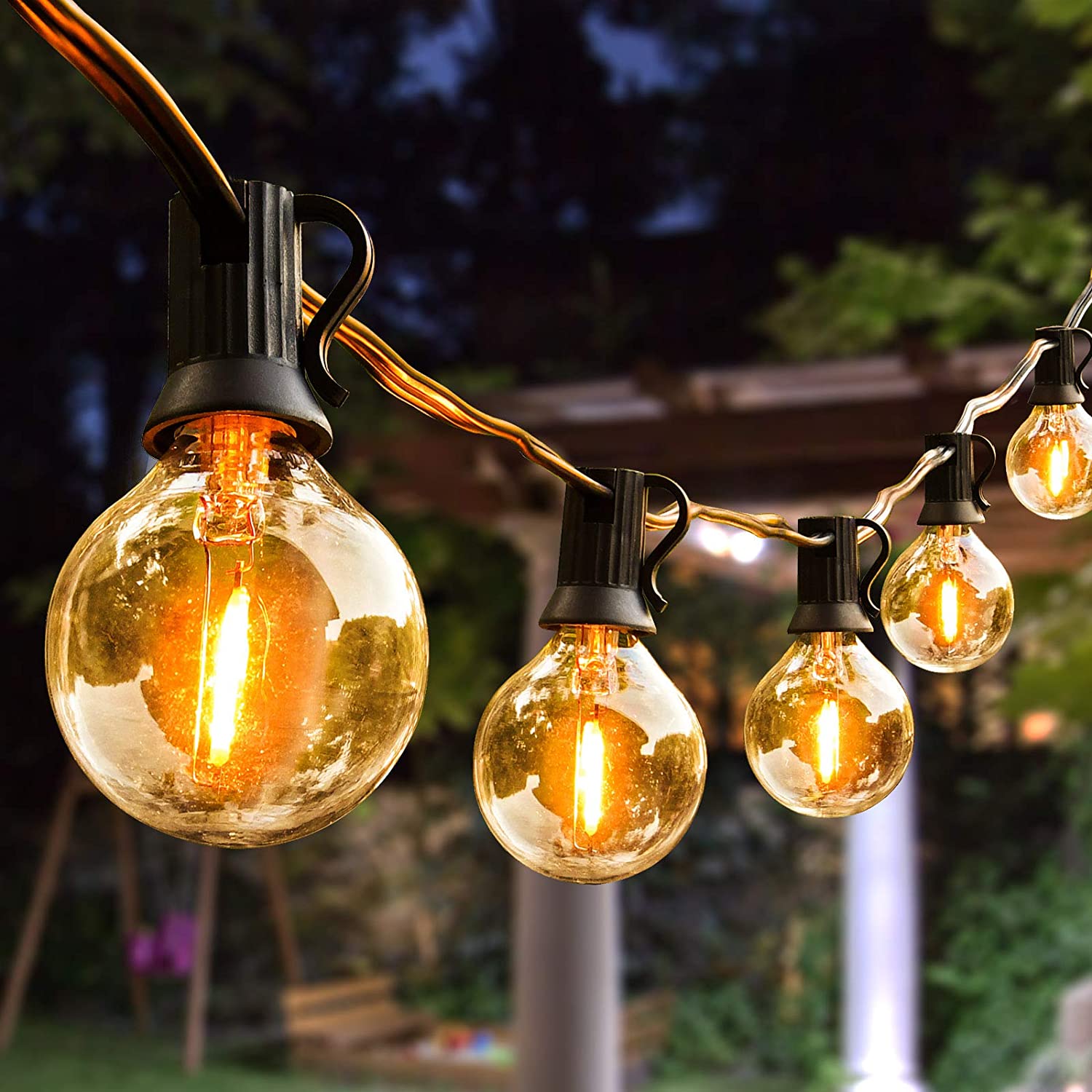 Outdoor Solar String Lights Patio Garden Waterproof Lamp Fairy Garland String Lamp