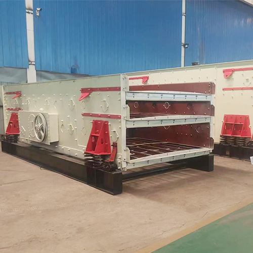 Three-axis horizontal vibrating screen