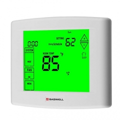 7 days Programmable Touch Screen Thermostat for Home, With Large Digital Display,Easy to Read , Dual powered,3 Heat 2 Cool,Saswell SAS6000UTK-7