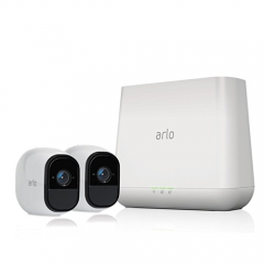 Arlo Pro Security System with Siren - 3 Rechargeable Wire-Free HD Cameras with Audio, Indoor/Outdoor, Night Vision (VMS4330), Works with Alexa