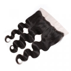 Haar Braziliaanse Body Wave Kant Frontale Sluiting 13X4 Oor Tot oor Gratis Deel Kant Frontale 8-20 Inch Remy Menselijk Haar Frontale