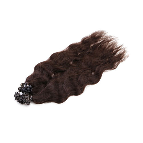 Machine Gemaakt Remy Human Fusion Hair U Nail Tip Natuurlijke Wave Pred Bond Keratine Human Hair Extension 20" 1 g/s 50g 18 Kleuren