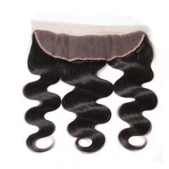 Haar Braziliaanse Body Wave Kant Frontale Sluiting 13X4 Oor Tot oor Gratis Deel Kant Frontale 8-20 Inch Remy Menselijk Haar Frontale