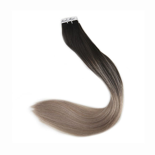 Tape in Haar Balayage Kleur 100% Echt Remy Human Hair Extensions 20 stks 50g Per Pakket Naadloze tape op Haar