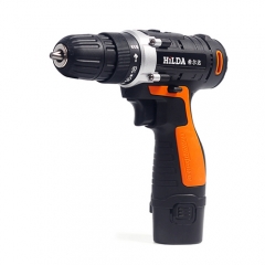 HILDA Electric Drill Cordless drill screwdriver Lithium Battery Furadeira Cordless Screwdriver Power Tools with Plastic case